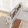 KTMBDW Full/Queen Size Loft Bed with Stairs, Metal Loft Bed Frame with Bedside Shelf and Large Under-Bed Space for Teens and Kids - 4 of 4