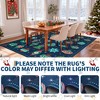 Washable Rug, Christmas Rugs with Non Slip Rubber Backing, Xmas Holiday Printed Carpet, Low Pile Stain-Resistant Winter Rug, Soft Indoor Carpet - 3 of 4