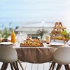 Attop 3 Tier Serving Tray Three Tiered Serving Stand, Rectangle Serving Platter Wooden Farmhouse Tiered Tray - 4 of 4