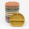 MyKids-USA Baby Silicone Compartment Plate With Wooden Spoon - 2 of 4
