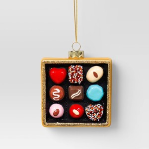 Christmas Glass Box of Chocolates Ornament - Wondershop™ - 1 of 3