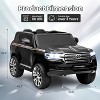 Licensed Toyota Land Cruiser 12V Ride-On Truck With Parent Remote-3 Speeds-Music-Horn-LED Lights-Black - 4 of 4
