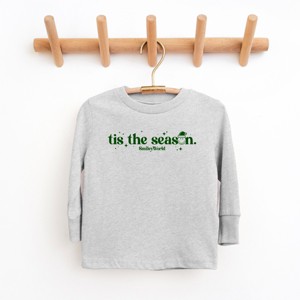 SmileyWorld Tis The Season Sparkle  - Youth Long Sleeve Graphic T-Shirt - 1 of 4