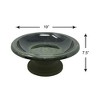 Tierra Garden 7.5"H Fiber Clay Birdbath, 19"D x 7.5"H, 6.5lbs. - 2 of 4