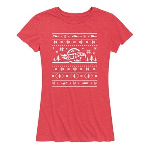 Women's - Hot Wheels - Holiday Merchandise Short Sleeve Graphic T-Shirt - 1 of 4