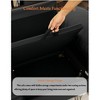 VASIP 78" Black Faux Leather Loveseat,Compact Sofa with Hidden Storage for Small Apartment, Living Room - 4 of 4