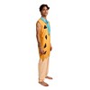 The Flintstones Fred Flintstone Adult Long Sleeve Hooded Cosplay Onesie Costume Union Suit - 4 of 4