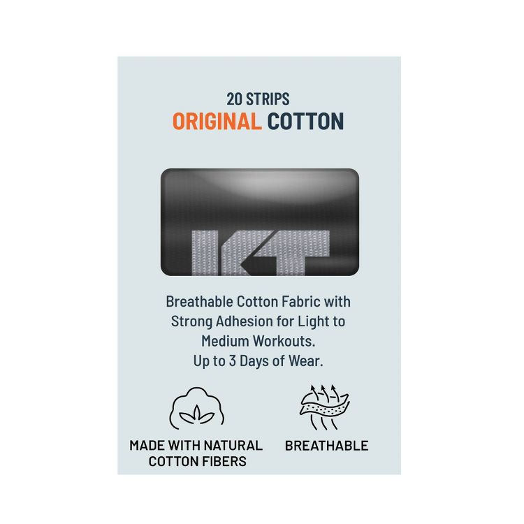 KT Tape Original Elastic Sports Tape 20 Strips, 3 of 7