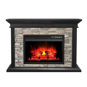 Festivo 50" Faux Stone Freestanding Electric Fireplace - 1 of 4