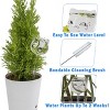 5 Star Super Deals Aqua Glass Plant Watering Cat Globes - Automatic Self Watering Drip Irrigation Ideal for Vacation Plant Care - 10" 6-7 oz 4pc Set - 2 of 4