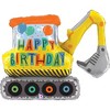 LoonBalloon 31 Inch Claw Truck Birthday Balloon with 4 latex balloons - Festive & Unique - 2 of 3