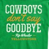 Men's - Yellowstone - Cowboys Don't Say Goodbye Short Sleeve Graphic T-Shirt - 2 of 4