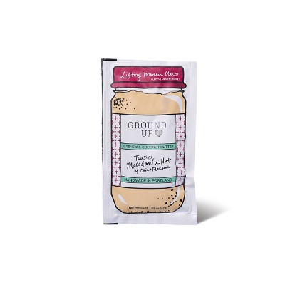 GroundUp Toasted Macadamia Nut Squeeze Pack - 1.15oz