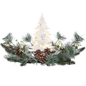 The Lakeside Collection Winter Woodland Collection - Lighted Centerpiece - 1 of 4