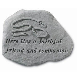 Kay Berry - Inc. 67920 Here Lies A Faithful Friend And Companion - Empty Collar Memorial - 15.5 Inches x 11.5 Inches - 1 of 1