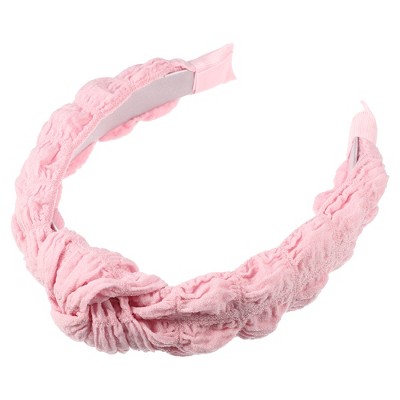 2pk Microfiber Spa Headbands Pink/White - Room Essentials™