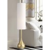 Possini Euro Design Moderne Mid Century Modern 62" Tall Standing Floor Lamp Droplet Foot Switch Metal Soft Gold Finish Living Room Bedroom House - 2 of 4