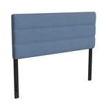 Flash Furniture Paxton Channel Stitched Upholstered Headboard, Adjustable Height from  44.5" to 57.25"