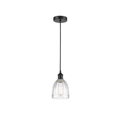 Brookfield - 1 Light Cord Hung Mini Pendant In Industrial Style-9.75 Inches Tall and 5.75 Inches Wide