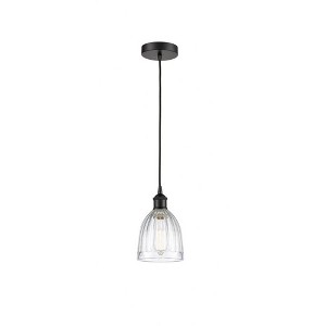Brookfield - 1 Light Cord Hung Mini Pendant In Industrial Style-9.75 Inches Tall and 5.75 Inches Wide - 1 of 1
