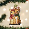 Old World Christmas Glass Blown Christmas Ornament, Rudolph And Clarice (With OWC Gift Box) - 2 of 4