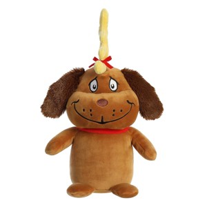 Aurora Medium Squishy Max Dr. Seuss Whimsical Stuffed Animal Brown 9.5" - 1 of 4