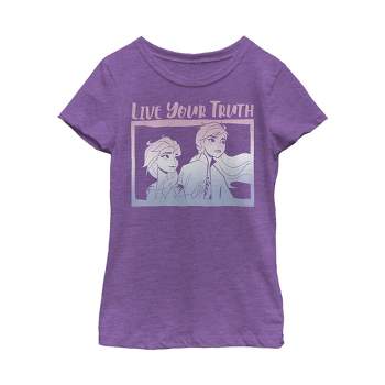 Girl's Frozen 2 Sister Live Truth T-Shirt