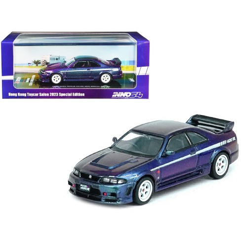 Nissan Skyline GT-R (R33) Nismo 400R RHD Midnight Purple II Metallic 1/64  Diecast Model Car by Inno Models