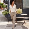Lands' End Women's Brushed Flannel High Rise Pleated Wide Leg Pants - 4 of 4