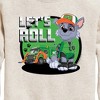 Boys' - Paw Patrol - Let's Roll Rocky Graphic Long Sleeve Fleece Sweatshirt - 2 of 4