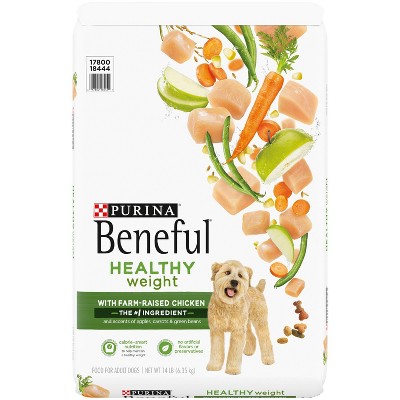 Purina Beneful Healthy Weight with Real Chicken Adult Dry Dog Food - 14lbs