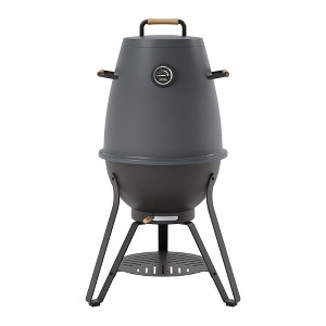 Kandu Outdoor Vertical Cooking Charcoal Oven Grill, Coal Grey - 1 of 4