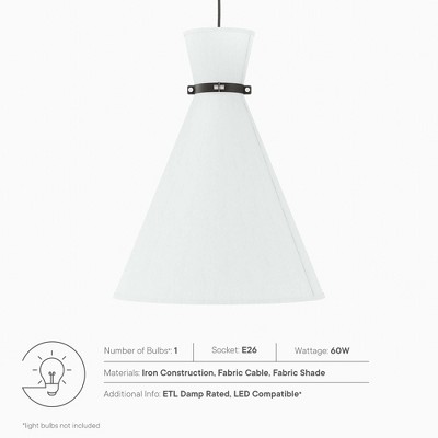 Starlight 72" White Polished Nickel Glass LED Pendant Light