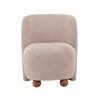 XIYUYEU Modern Low Back Accent Chair Upholstered Armless Living Room Chairs - 2 of 4