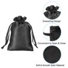 Unique Bargains Mini Smooth Soft Wedding Christmas Satin Bags with Drawstring 30 Pcs - 3 of 4