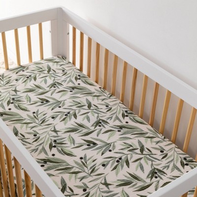 Babyletto Olive Branches Muslin Crib Sheet Target