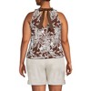 Lands' End Women's Lightweight Jersey Blouson Vneck Tank - 3 of 3