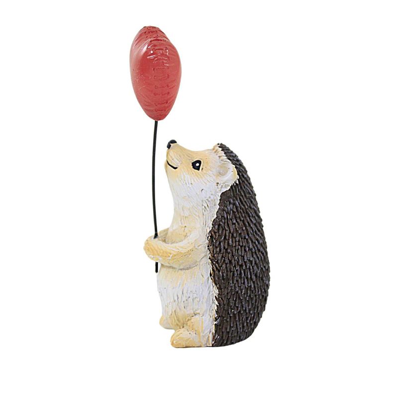 Ganz 4.25 In Hedgehog Holding Heart Red Heart Balloon Animal Figurines, 2 of 4