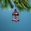 Glittered Glass Lantern Ornament (Set of 6) - 3 of 4