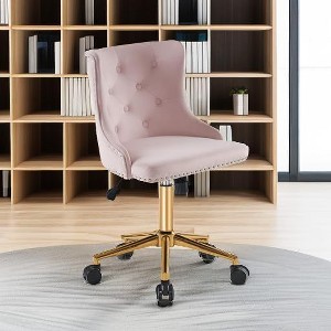 Karl Home | Task Chair Office Desk Chair Make Up Chair With Wheels - 1 of 4