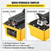 VEVOR Air Hydraulic Pump, 10,000 PSI Hydraulic Foot Pump, 0.6 Gal Reservoir Foot Operated Air/Hydraulic Pump, with Hose and Spray Gun, Yellow - 4 of 4