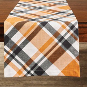 Split P Salem Plaid Table Runner 15X72 - 1 of 3