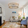 Bella Depot 20" Wood Bohemian Ceiling Fan, Low Profile Reversible Motor with Remote Control and Light Kit - 4 of 4