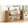 ORRD Slim Console Table with Open Shelf, Modern Entryway Table with Wood Grain for Living Room & Hallway, 14.17" Depth - 4 of 4