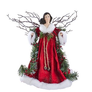 Kurt Adler 14-Inch Fabric Mache Angel Tree Topper - 1 of 4