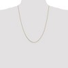 Black Bow Jewelry 0.8mm 14k Yellow Gold Solid Box Chain Lobster Clasp Necklace - 2 of 4