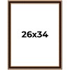 PosterPalooza | Weathered Gold Picture Frame - UV Acrylic, Foam Board Backing, Hanging Hardware - 2 of 4
