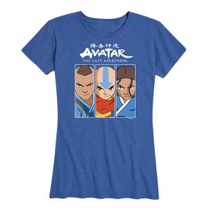 Women's - Avatar: The Last Airbender - Sokka Aang Katara Short Sleeve Graphic T-Shirt - 1 of 4