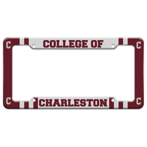 College of Charleston Primary Logo License Plate Tag Frame - image 1 of 4