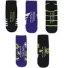 Beetlejuice It's Show Time 5 Pack No-Show Ankle Socks Multicoloured - image 4 of 4